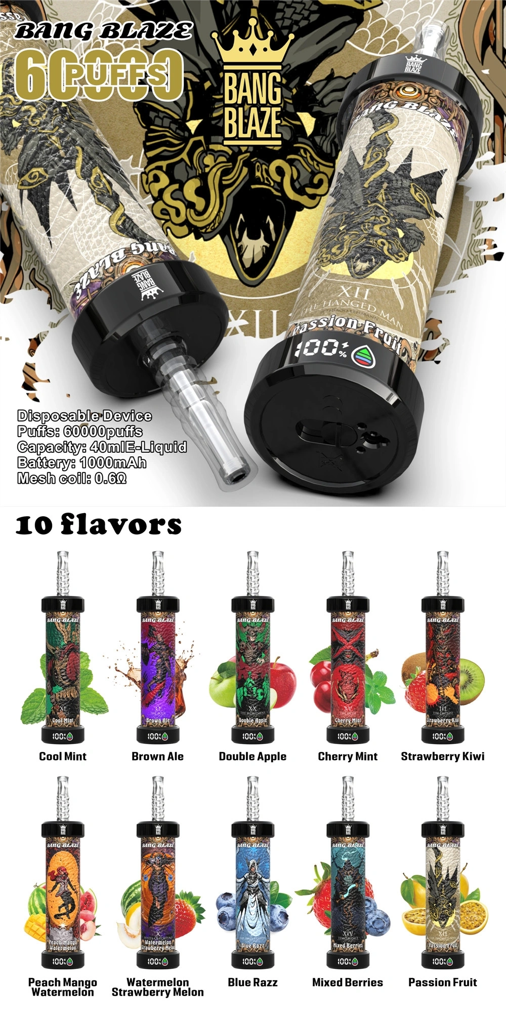 Bang Blaze 60000 Flavor Collection
