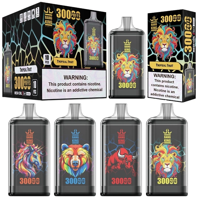【10本セット】Bang King Crystal 30,000 Puffs - 電子タバコ人気ランキング上位の使い捨て電子タバコ | 大容量 - 画像 (3)