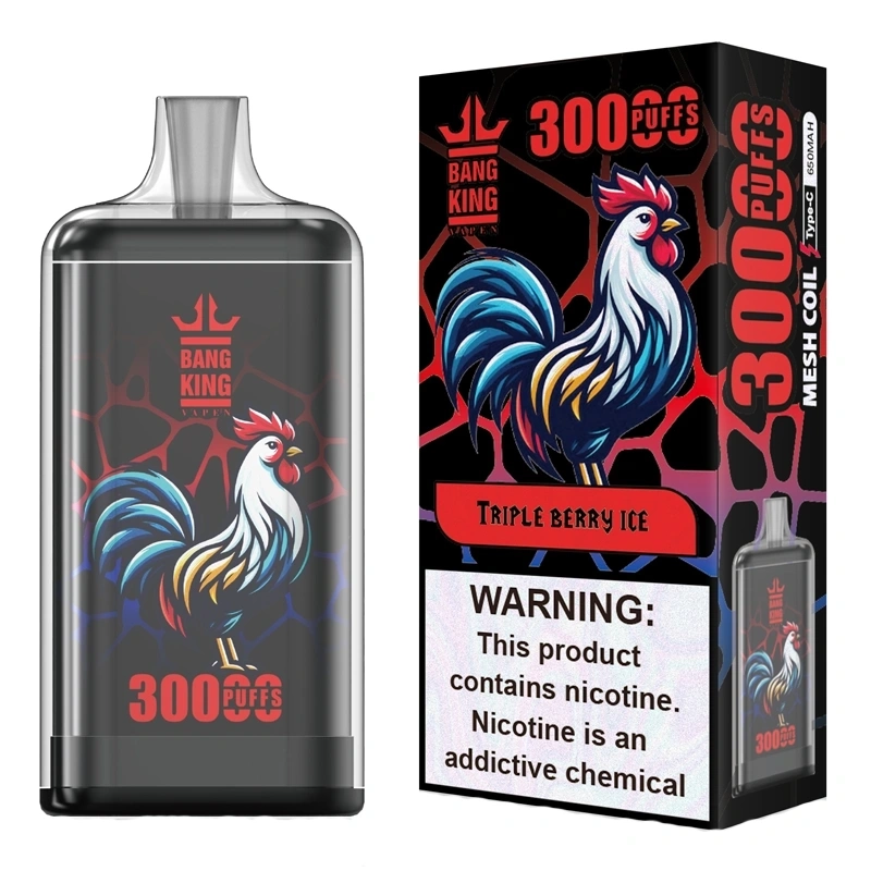 【10本セット】Bang King Crystal 30,000 Puffs - 電子タバコ人気ランキング上位の使い捨て電子タバコ | 大容量 - 画像 (5)
