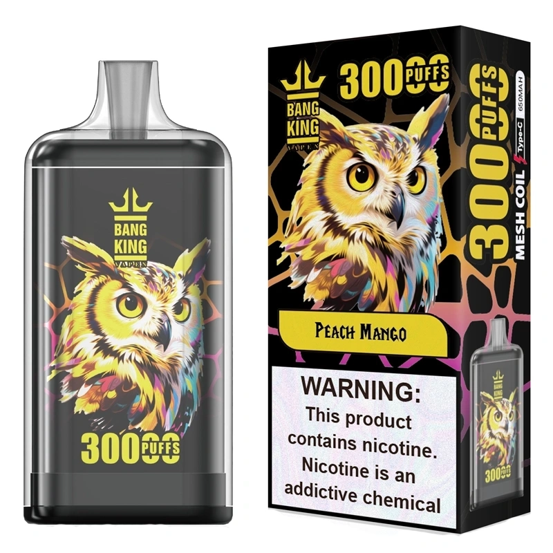 【10本セット】Bang King Crystal 30,000 Puffs - 電子タバコ人気ランキング上位の使い捨て電子タバコ | 大容量 - 画像 (4)