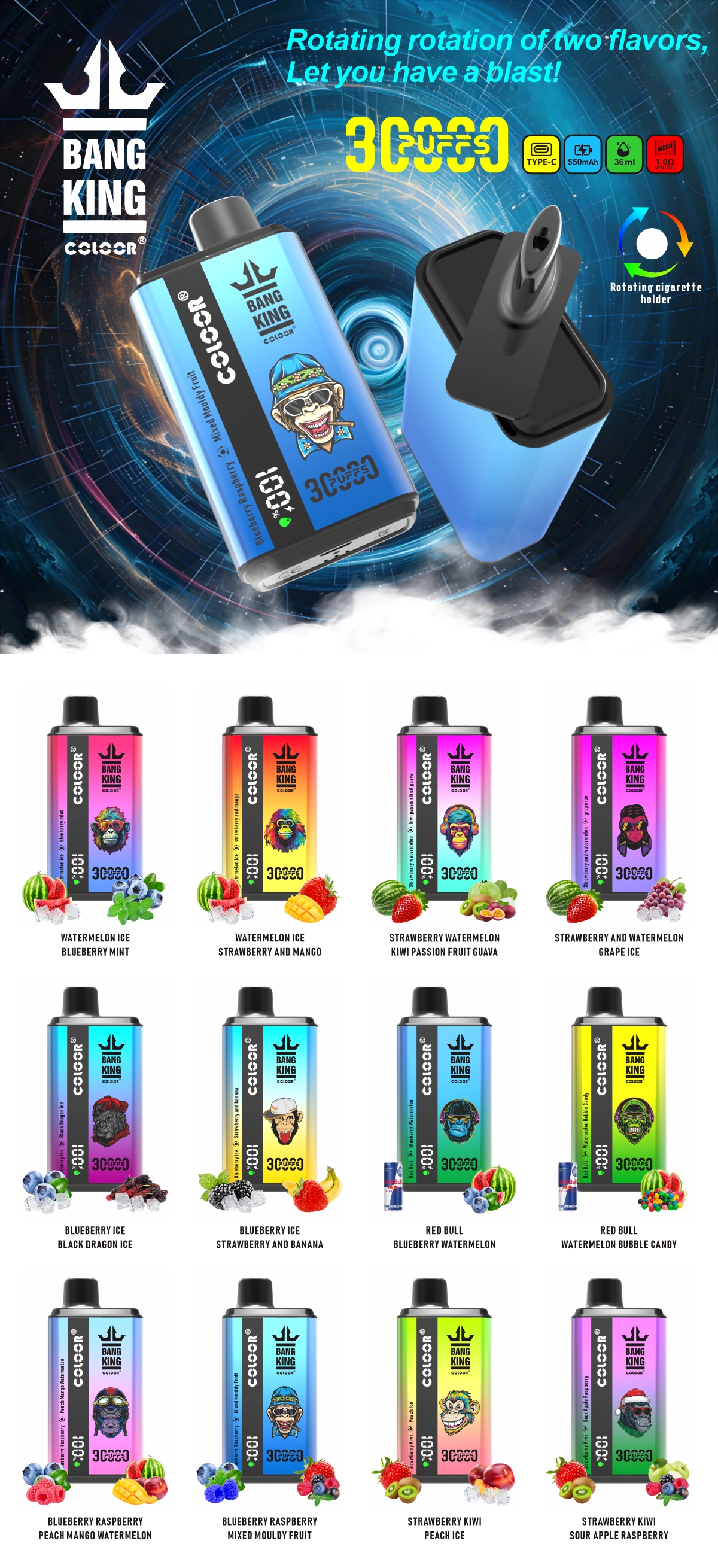 Bang king 30000 Flavor Collection
