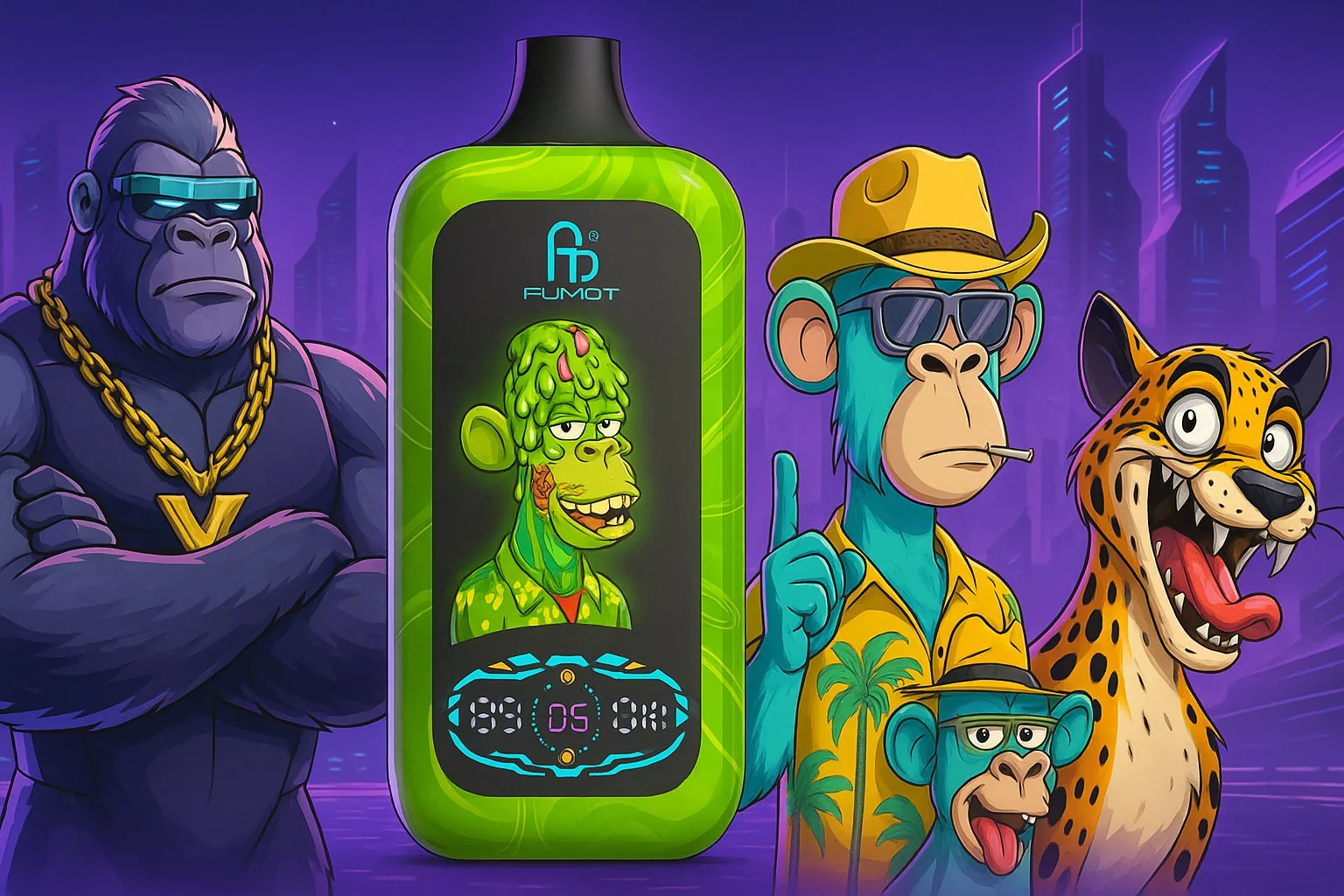 Fumot Digital Monkey 40000 Flavor Collection