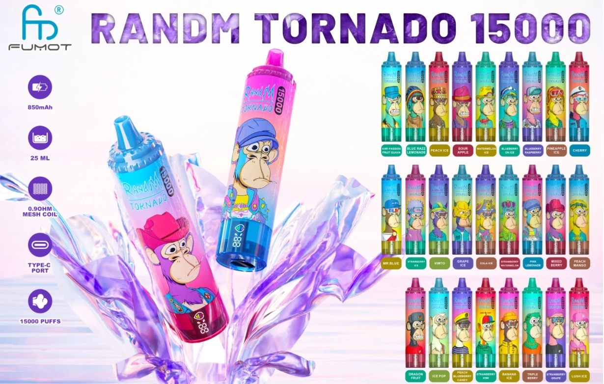 Fumot RandM Tornado 15000 Puffs Flavor Collection