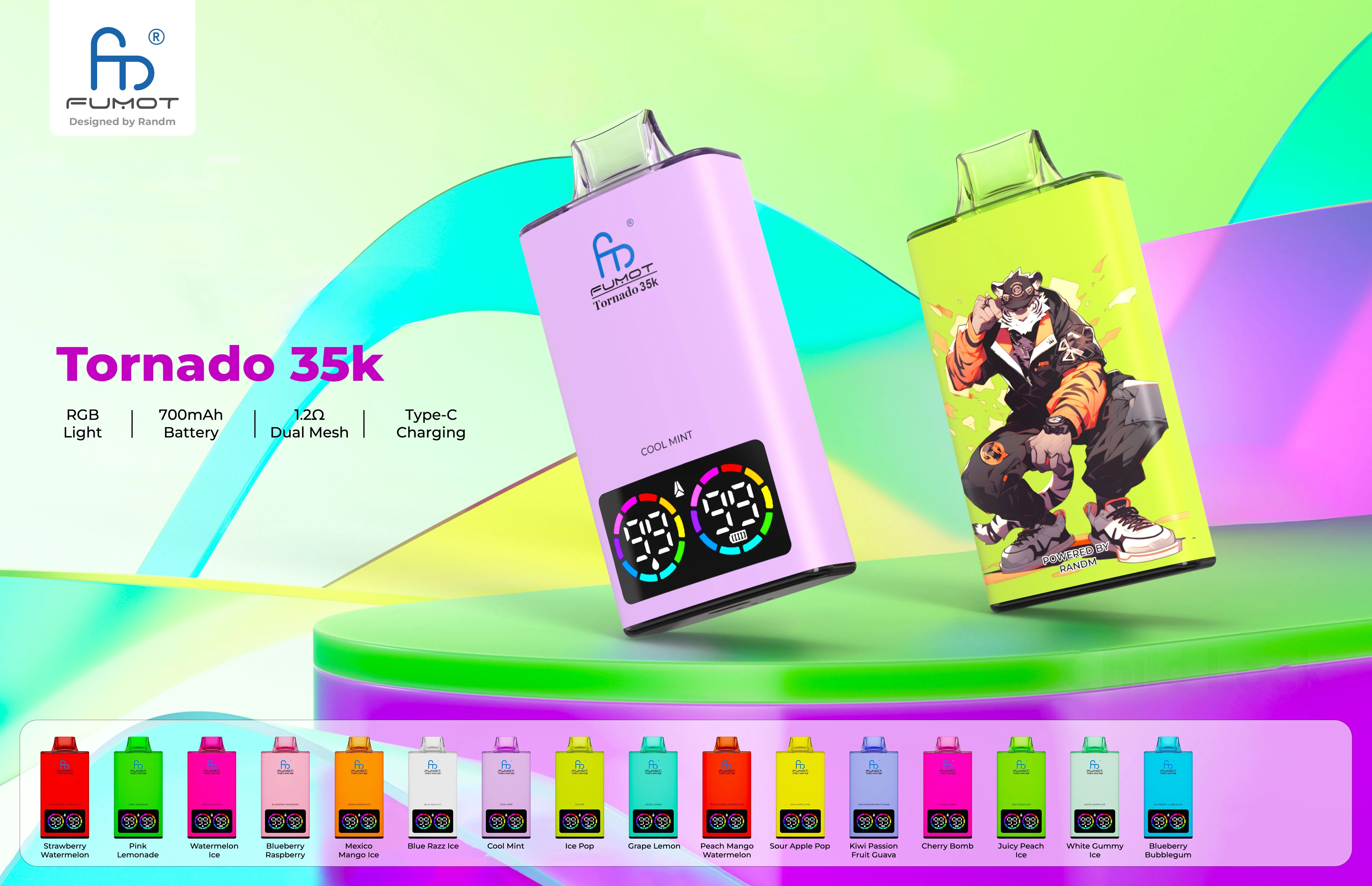 Fumot Tornado 35000 Puffs Flavor Collection