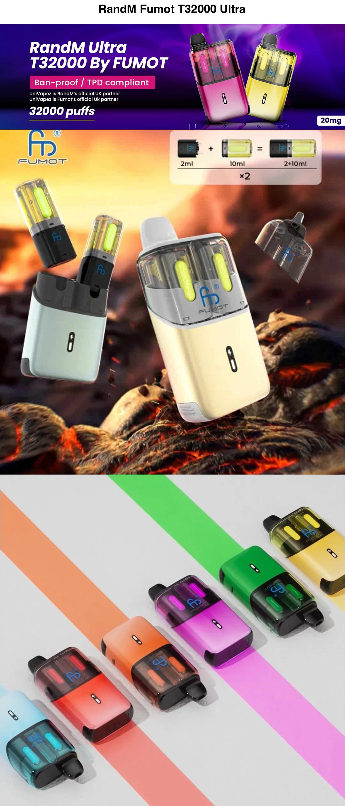 Fumot Ultra 32000 Puffs Flavor Collection