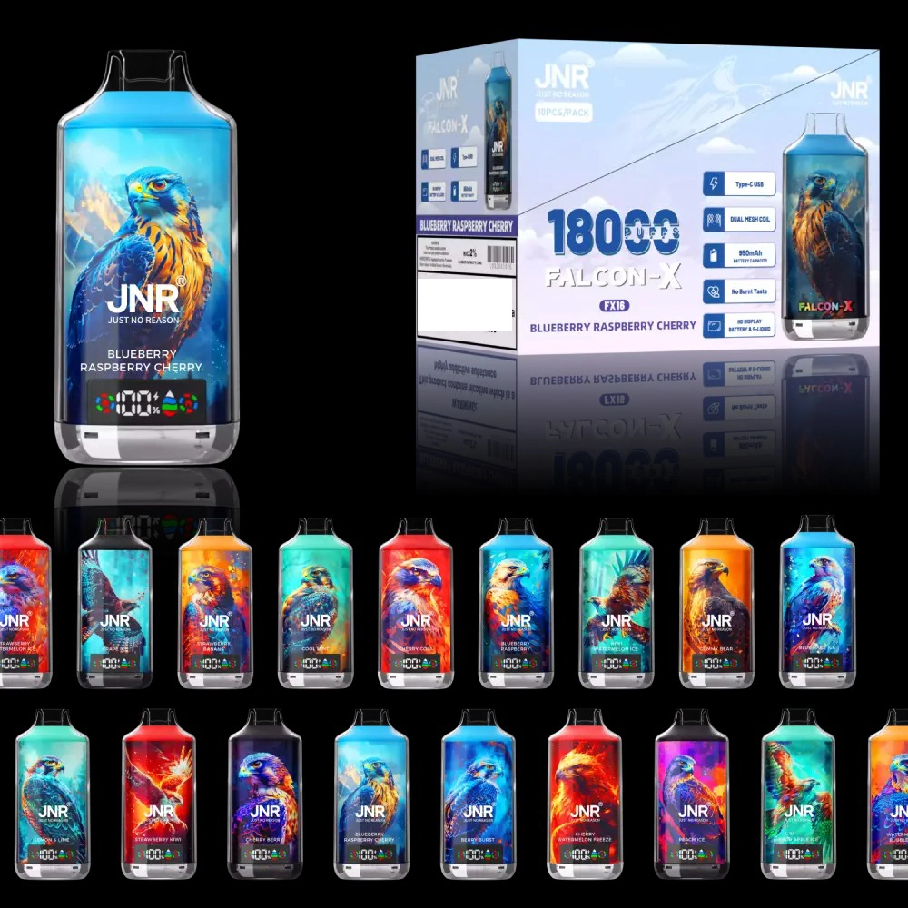 JNR Falcon 18000 Puffs Flavor Collection