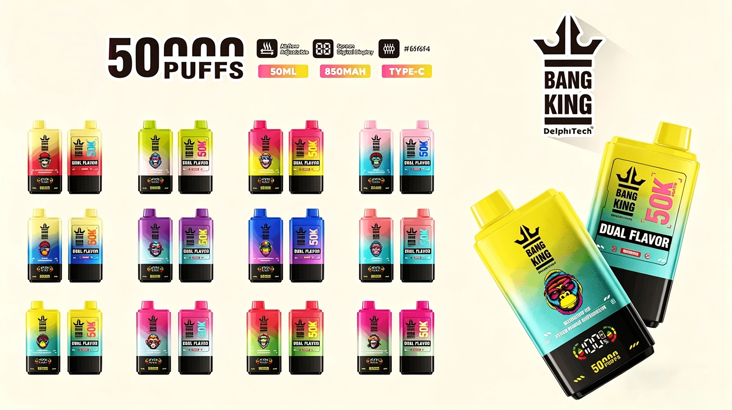 BANG KING 50000 Flavor Collection