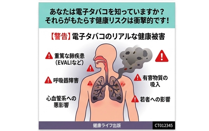 【警告】電子タバコのリアルな健康被害