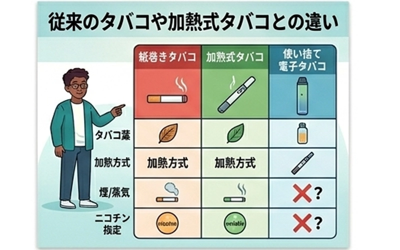 ニコチンの有無と健康への影響