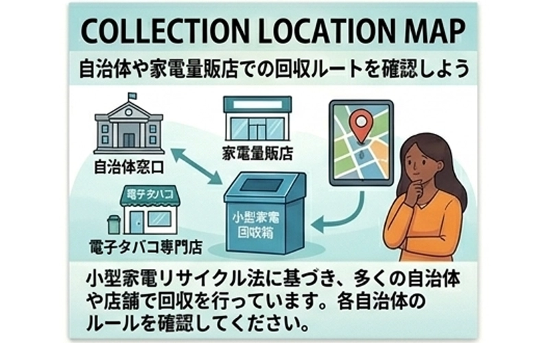 回収に出す前の「安全な準備」3ステップ