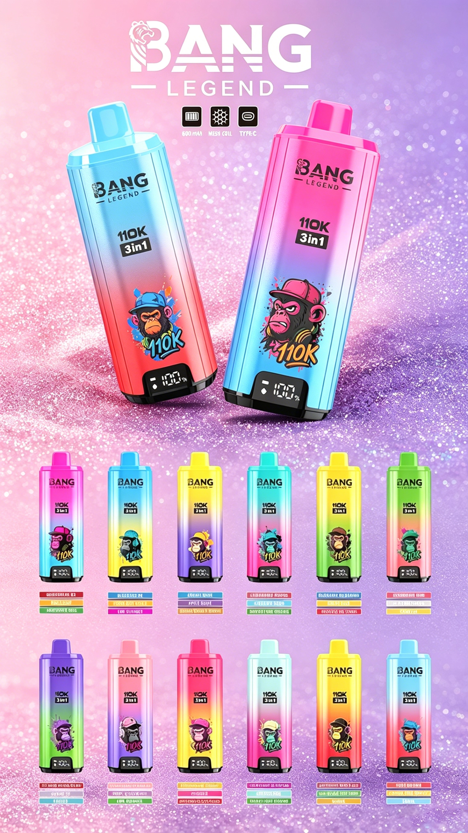 Bang Legend 110,000 Puffs