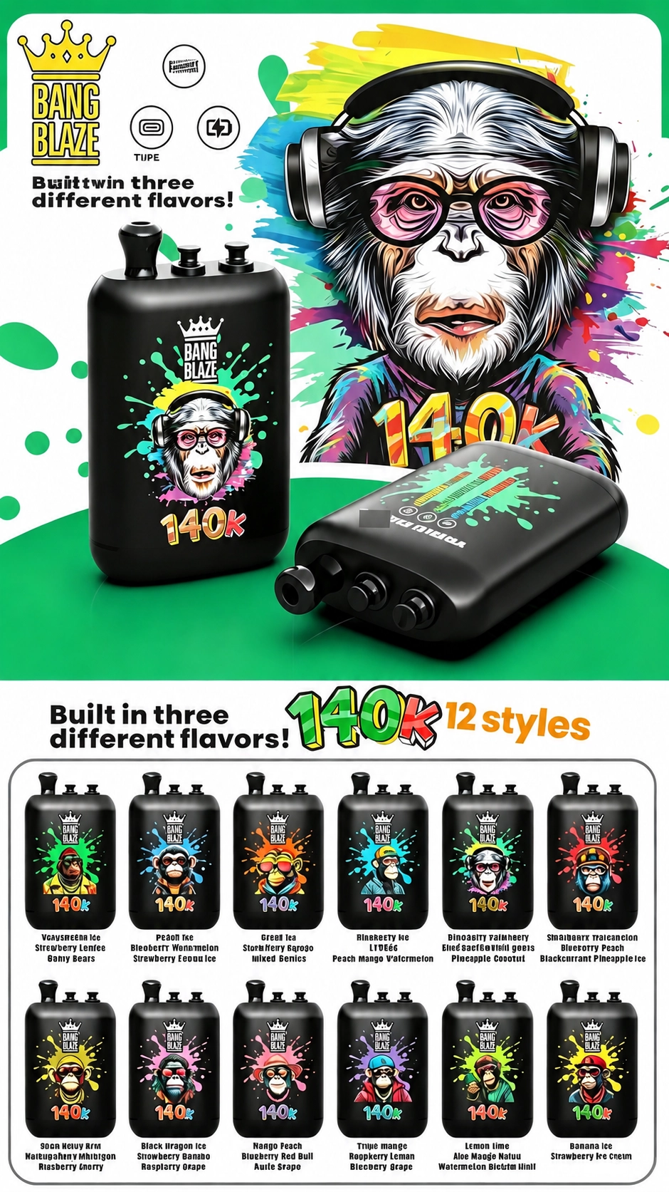 Bang Legend 140,000 Puffs