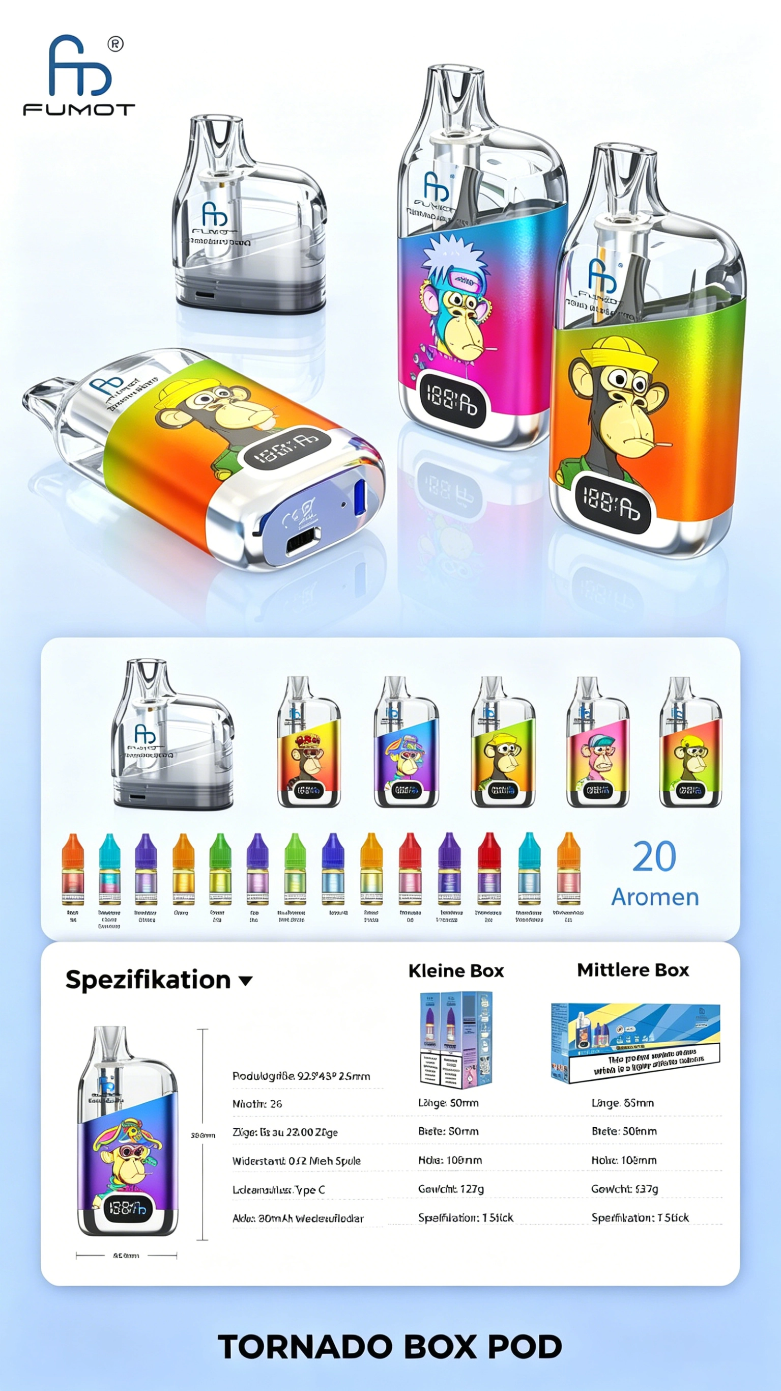 Fumot Tornado Box 28000 Puffs
